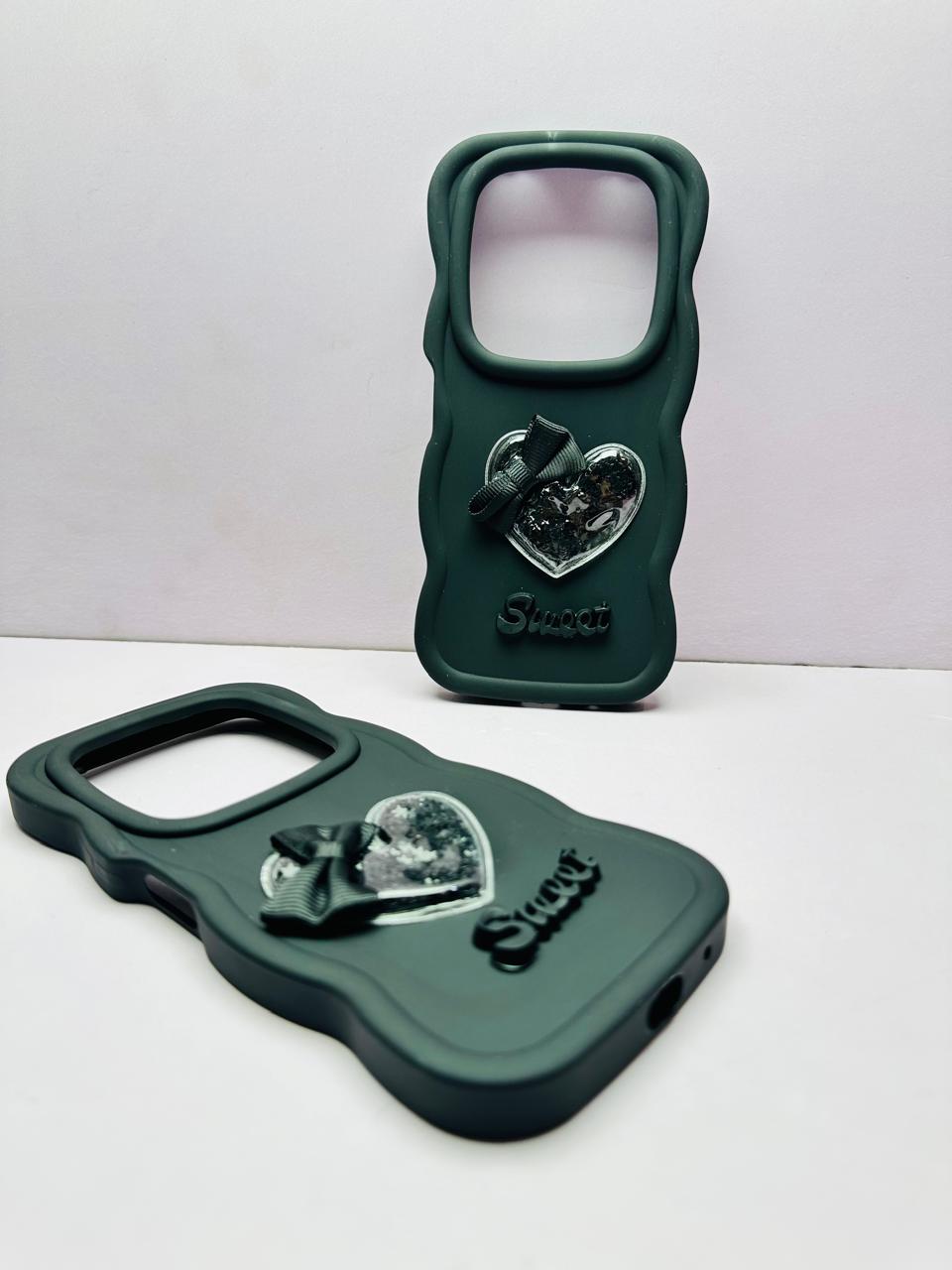 Lahore Mobile Pouch Redmi A3, A3x 3D Doll Girls Back Cover Luxury Silicone Case with Shock Absorption and Raised Edges 3