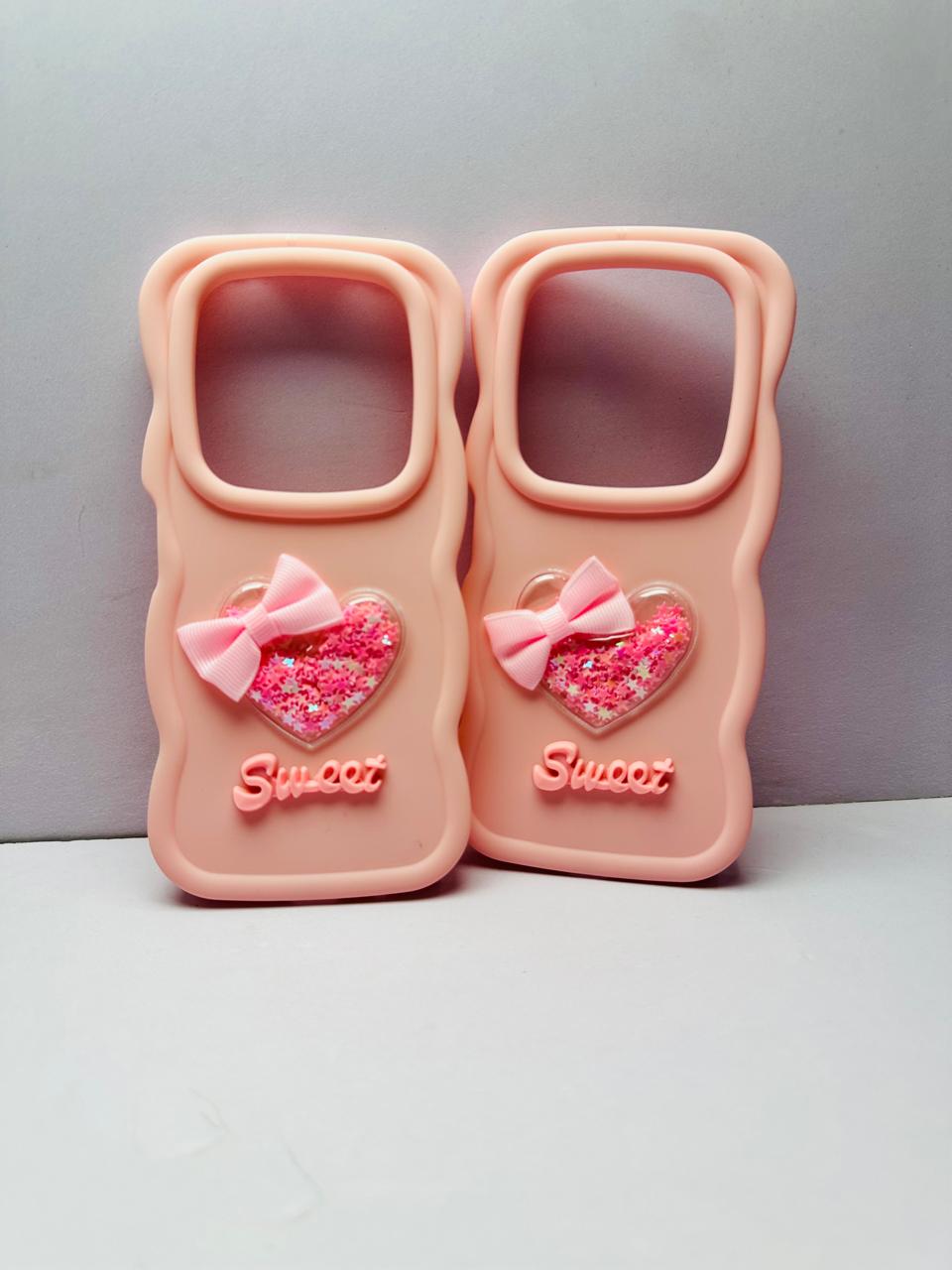 Lahore Mobile Pouch Redmi A3, A3x 3D Doll Girls Back Cover Luxury Silicone Case with Shock Absorption and Raised Edges 5