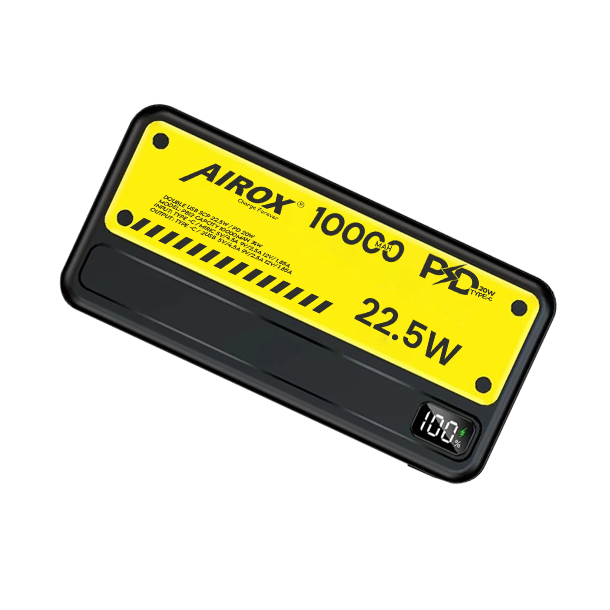 Airox PB12 PD: 10000mAh Ultra-Slim Power Bank with Power Delivery Technology 3