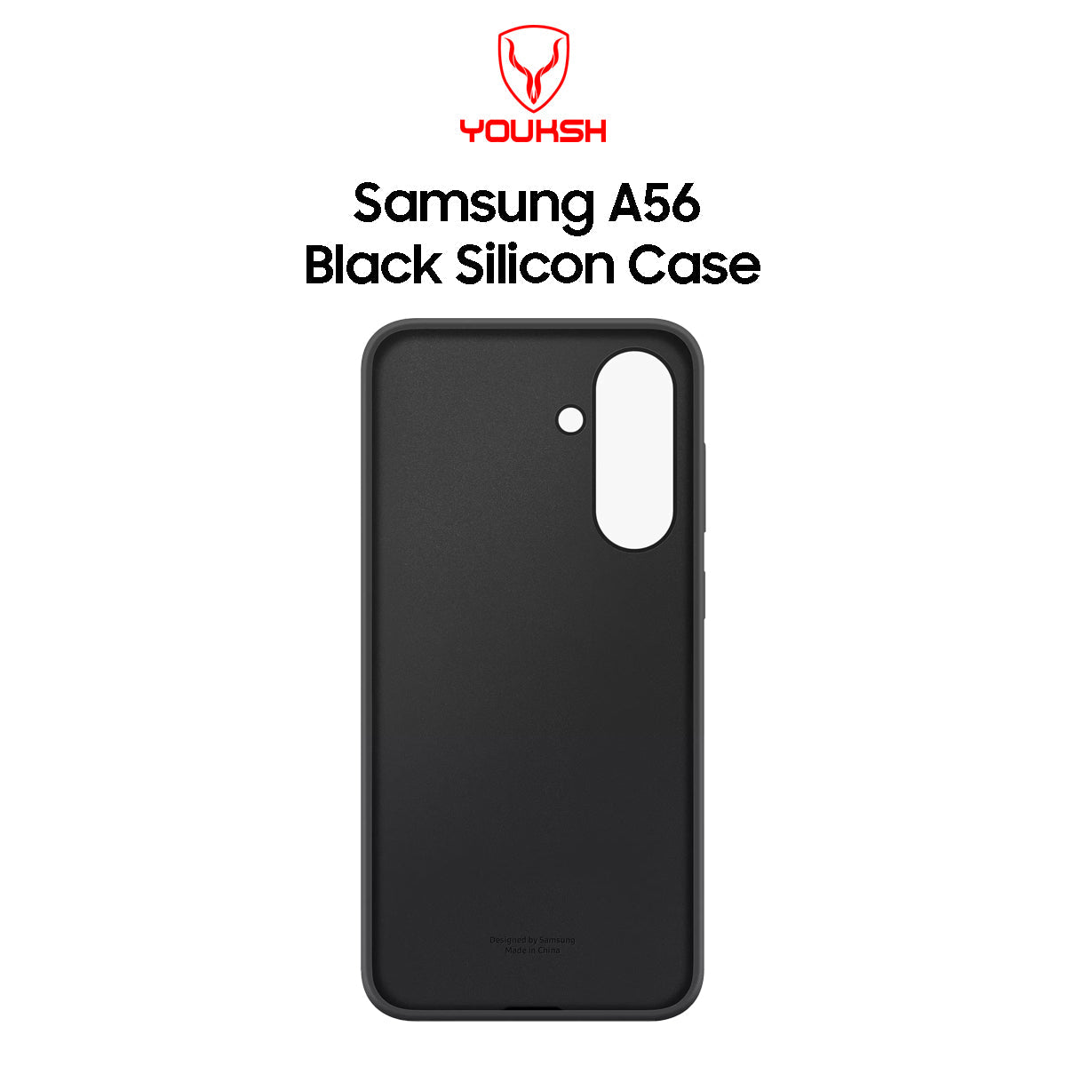 Elite Samsung Galaxy A56 Black Silicon Case - Lahore Mobile Case 2