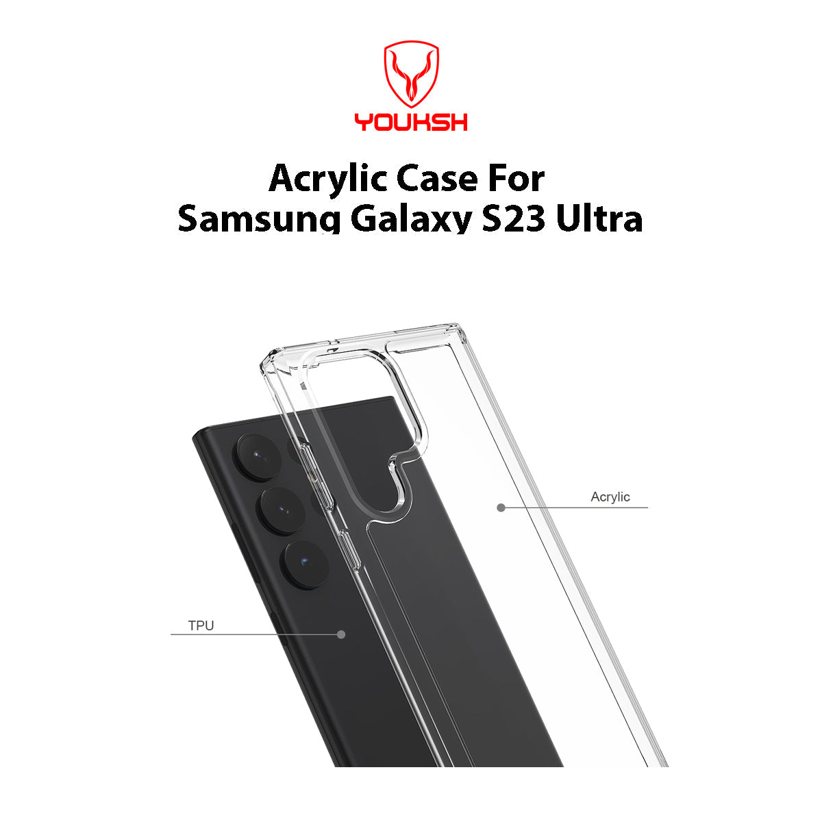 Premium Samsung Galaxy S23 Ultra Acrylic Case - Lahore Mobile Case 3