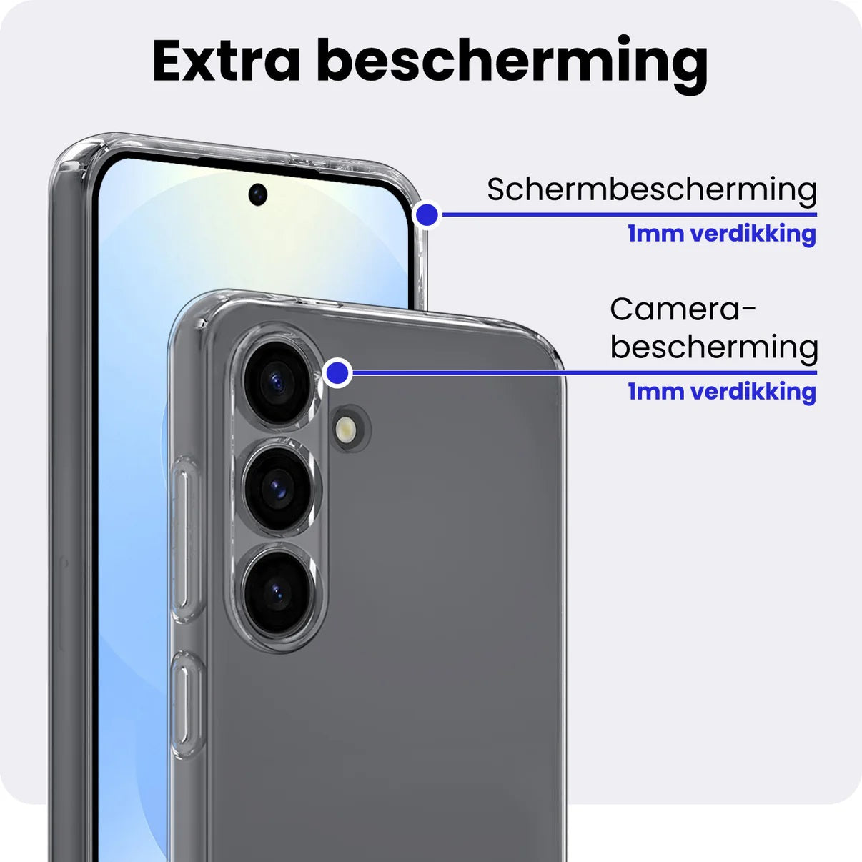 High-Quality Samsung Galaxy S25 Fe Transparent Case. - Lahore Mobile Case 2