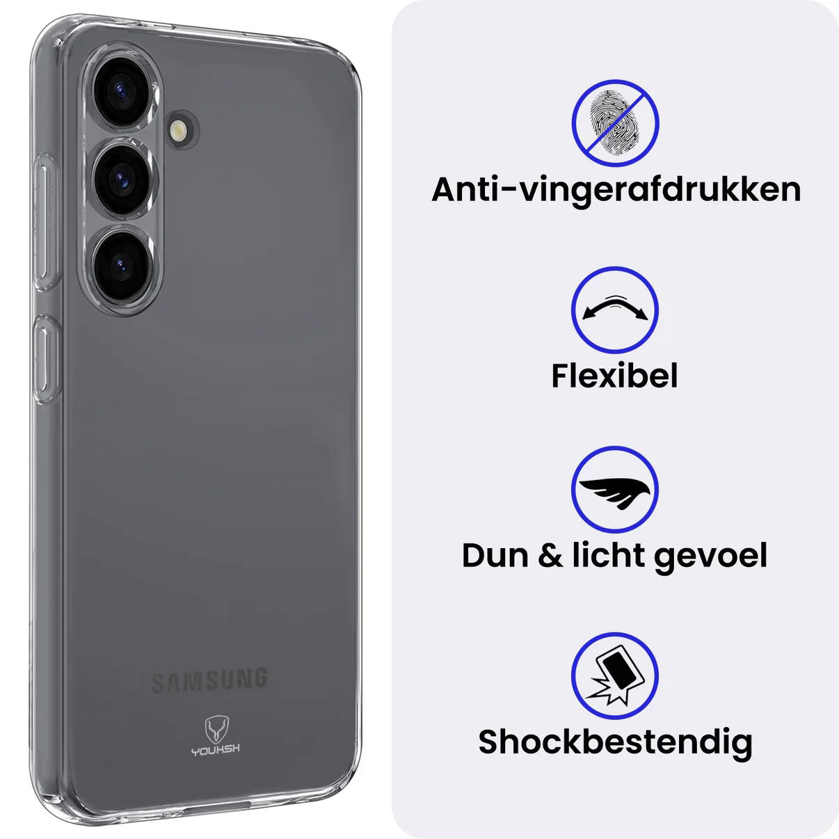 High-Quality Samsung Galaxy S25 Fe Transparent Case. - Lahore Mobile Case 3