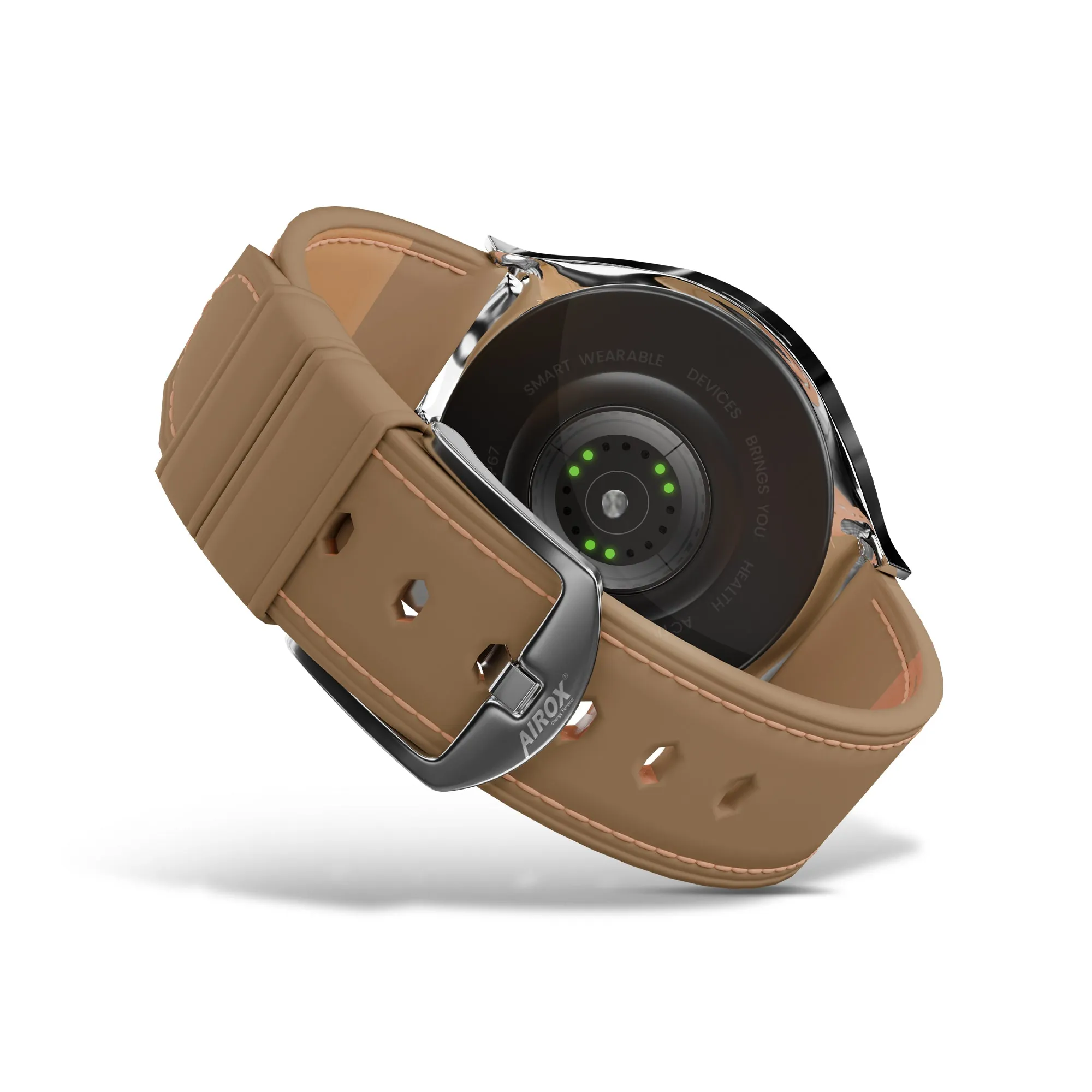 Airox W2 Circular Smartwatch – Sleek 1.46" LED Screen with Premium Metallic Finish 3