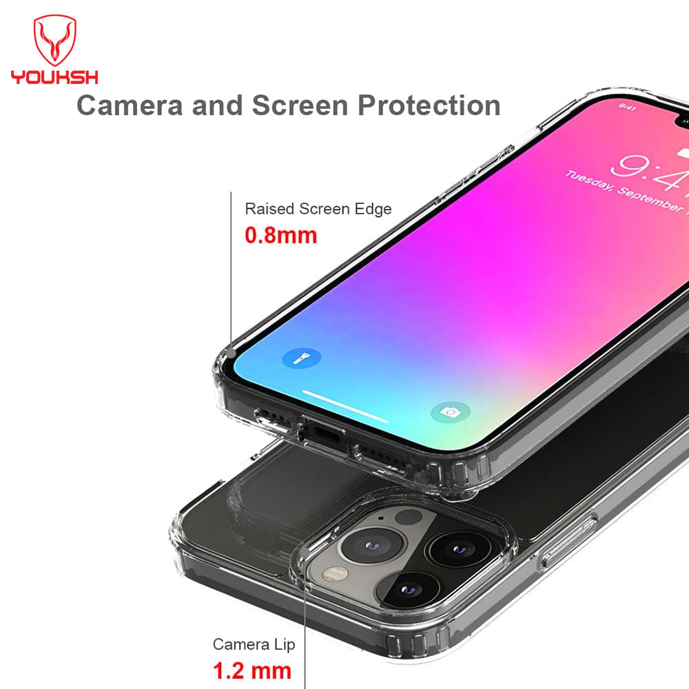 Stylish Apple iPhone 13 Pro Max Acrylic Cover - iPhone 13 Pro Max Clear Anti-Yellow Back Case - iPhone 13 Pro Max Shock Proof With Built-In Air Bag. - Lahore Mobile Case 3