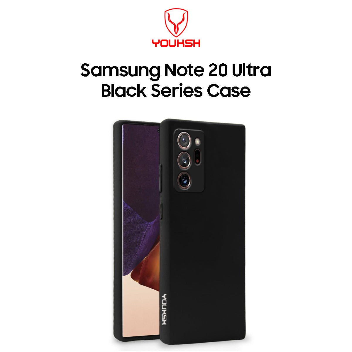 Elite Samsung Galaxy Note 20 Ultra Black Silicone Case - Lahore Mobile Case 2