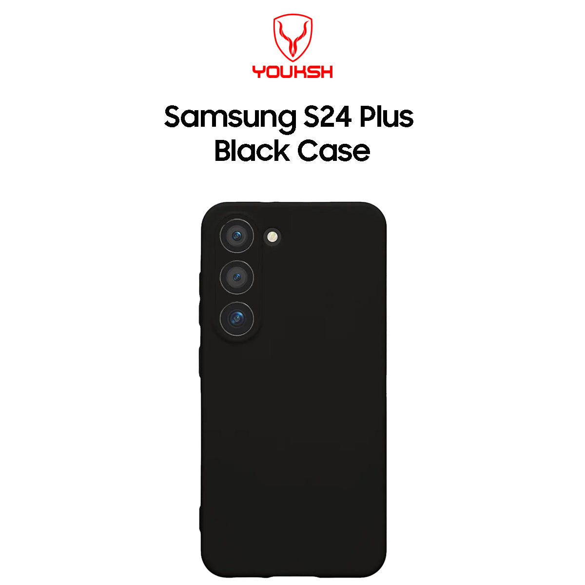 Elite Samsung Galaxy S24 Plus Black Silicone Case - Lahore Mobile Case 2