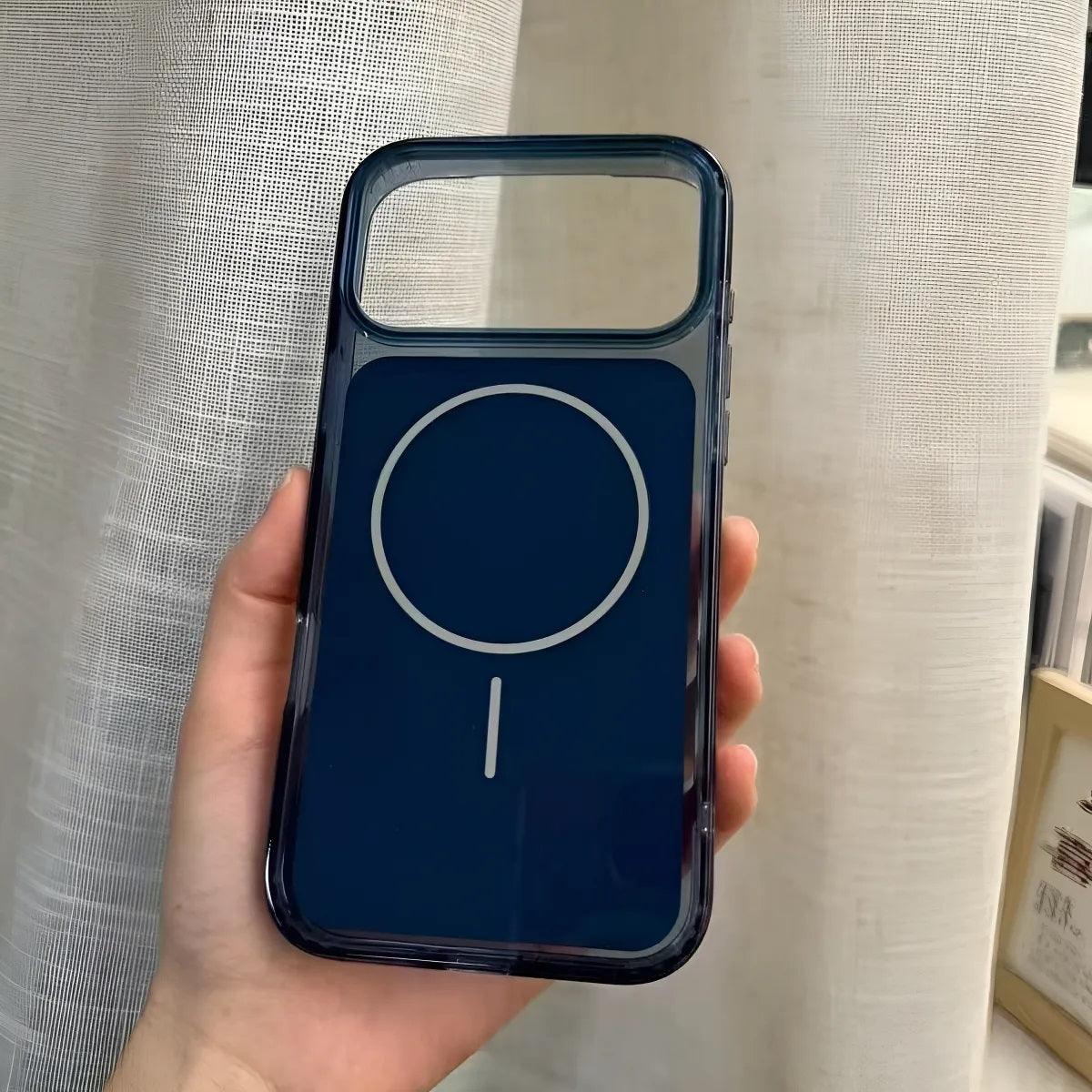 High-Quality Color Mag Safe Case For iPhone 17 Pro, Shin Crystal Cover. - Lahore Mobile Case 3