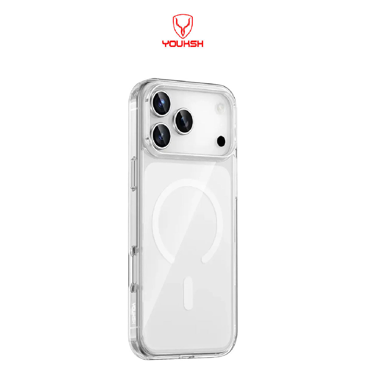 Stylish MagSafe Transparent Case for iPhone 17 Pro Max Ð Durable Shockproof Clear Case with MagSafe Charging Support - Lahore Mobile Case