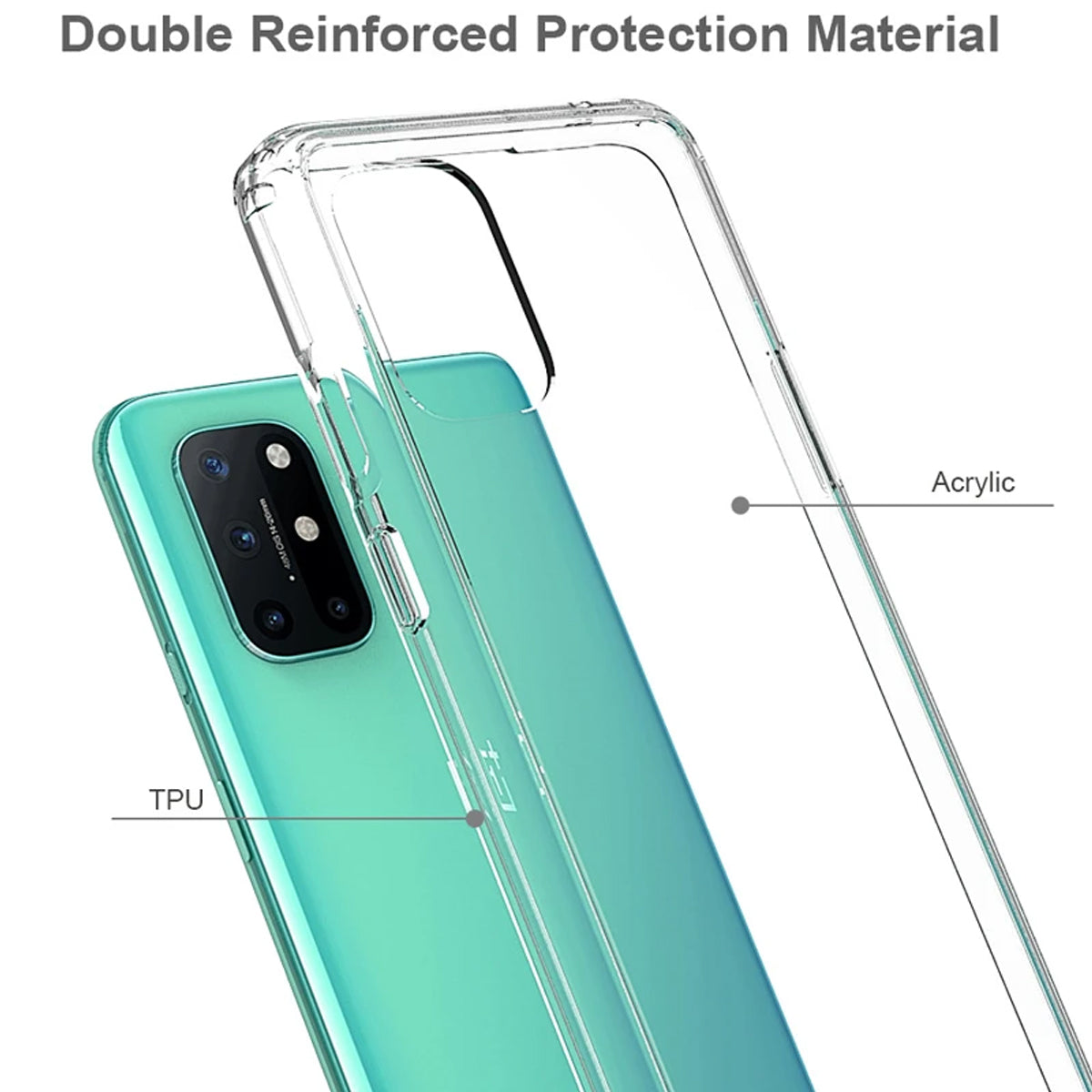 Luxury One Plus 8T Black Silicon Case - Lahore Mobile Case 3