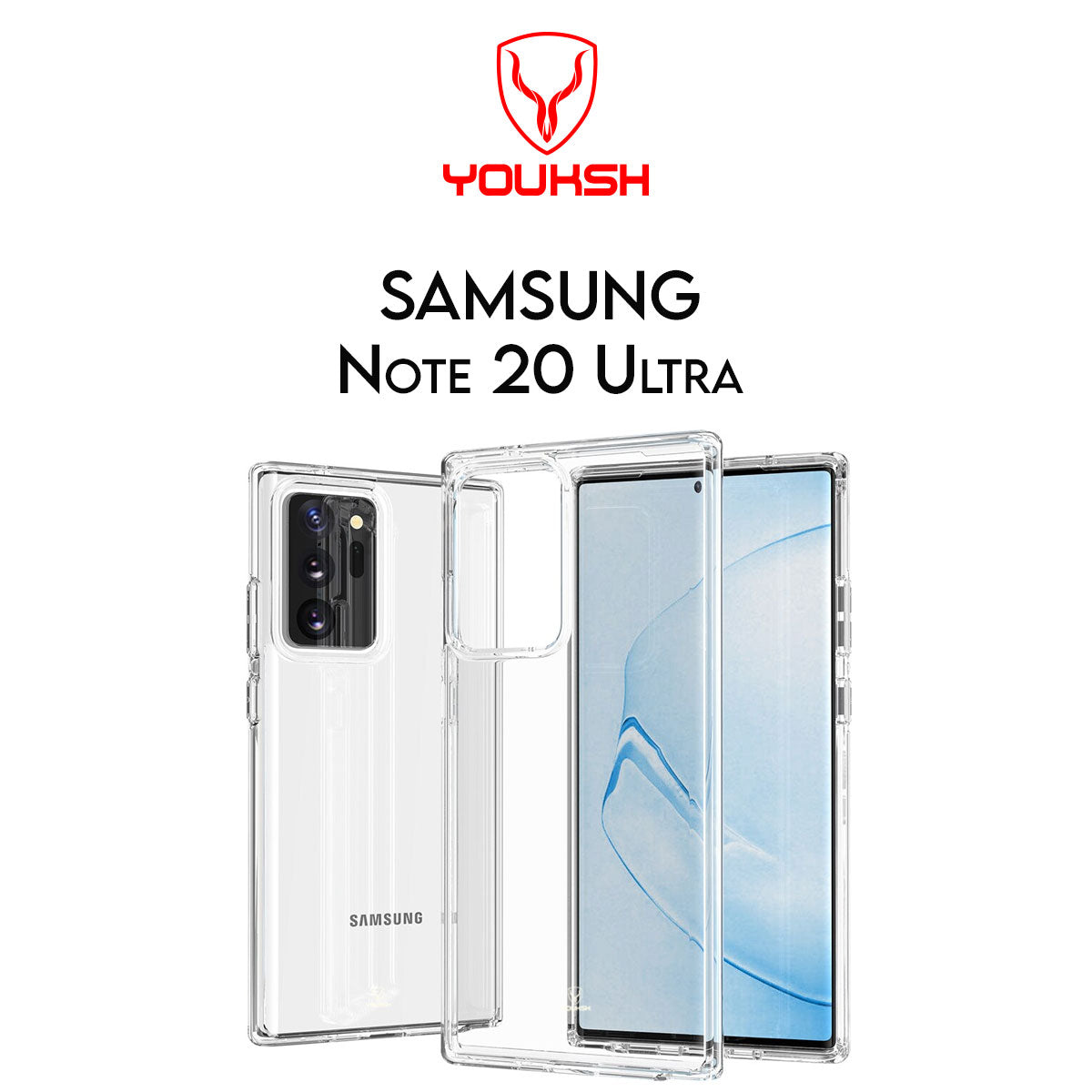 Stylish Samsung Galaxy Note 20 Ultra Transparent Case (Shock Proof) - Lahore Mobile Case 2