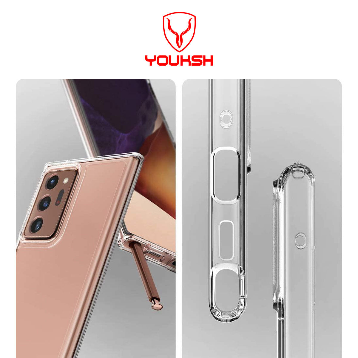 Stylish Samsung Galaxy Note 20 Ultra Transparent Case (Shock Proof) - Lahore Mobile Case 3