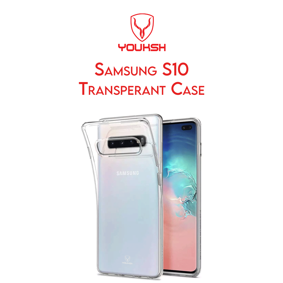 Premium Samsung Galaxy S10 Transparent Case (Shock Proof) - Lahore Mobile Case