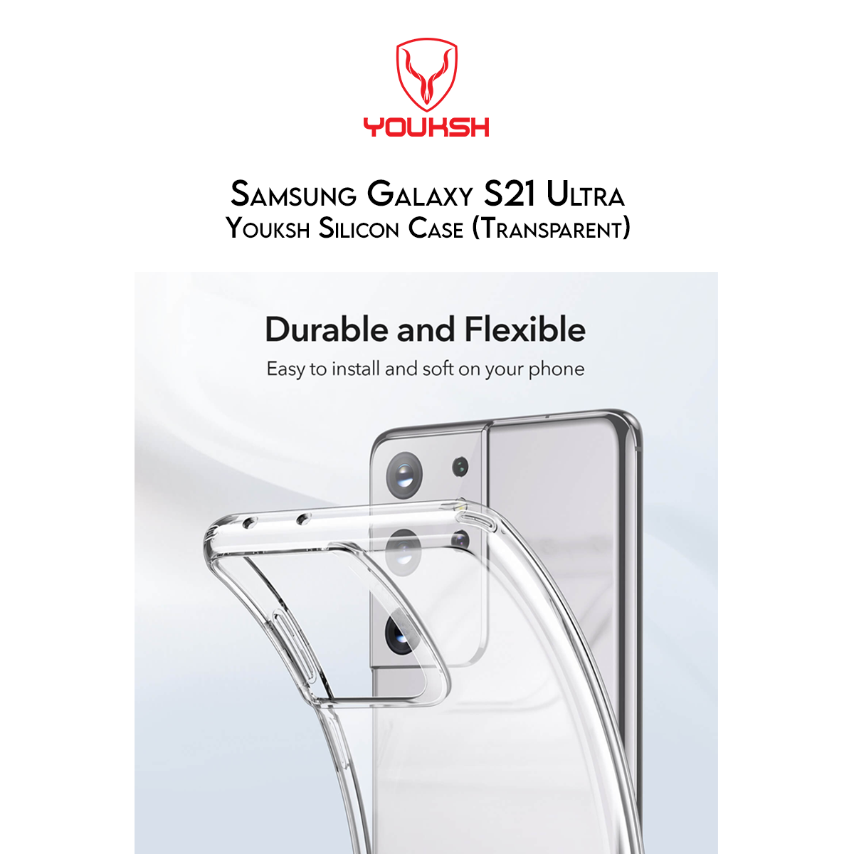 Elite Samsung Galaxy S21 Ultra Transparent Case (Shock Proof) - Lahore Mobile Case 3