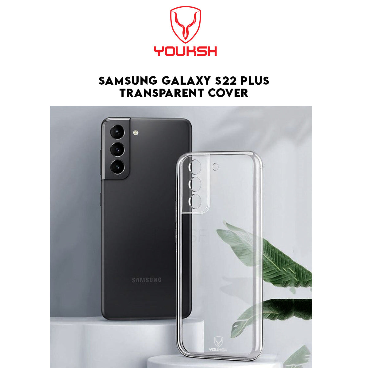 Premium Samsung Galaxy S22 Plus Transparent Case (Shock Proof) - Lahore Mobile Case 3