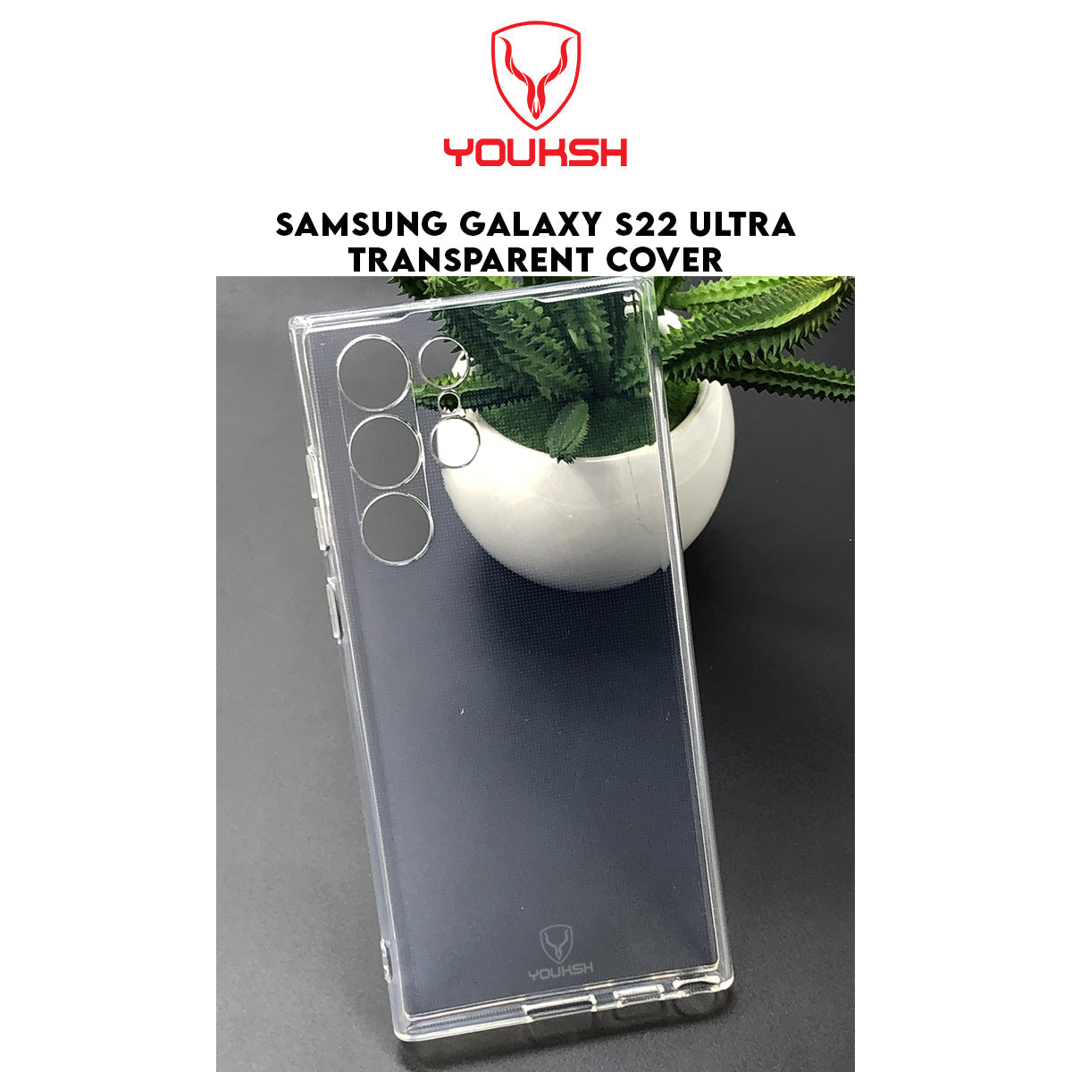 Stylish Samsung Galaxy S22 Ultra Transparent Case (Shock Proof) - Lahore Mobile Case 2