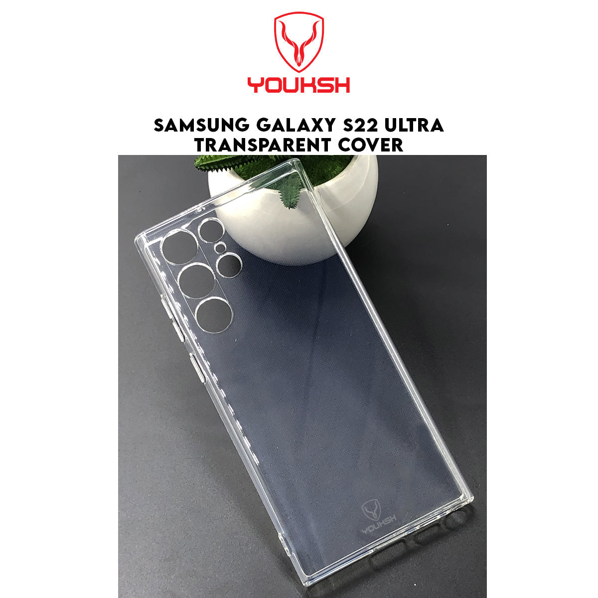 Stylish Samsung Galaxy S22 Ultra Transparent Case (Shock Proof) - Lahore Mobile Case 3