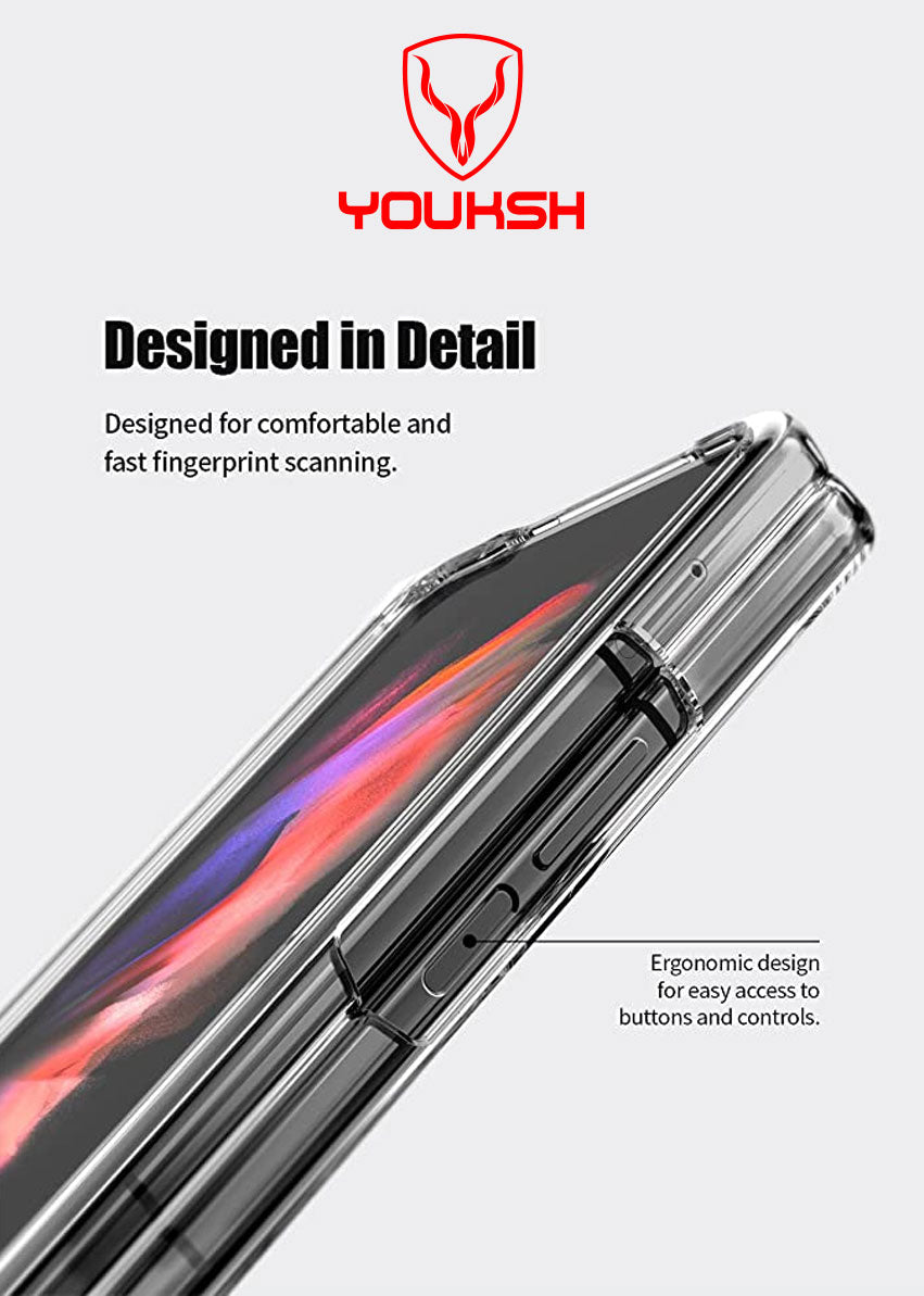 Elite Samsung Galaxy Z-Fold 4 (5G) Transparent Case (Shock Proof) - Lahore Mobile Case 2