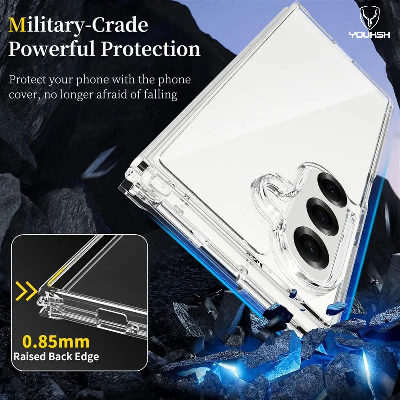 Stylish Samsung Z-Fold 7 Acrylic Case, Anti Yellow Form Back. - Lahore Mobile Case 3