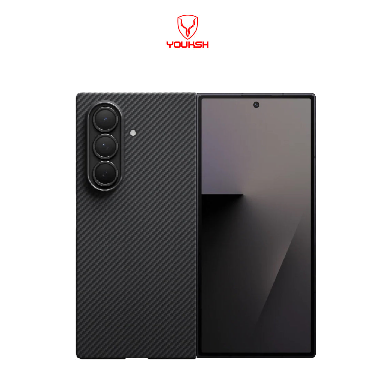 Premium Z-Fold 7 Tactile Woven Case, Carbon Thin Case IP 17 Pro - Lahore Mobile Case