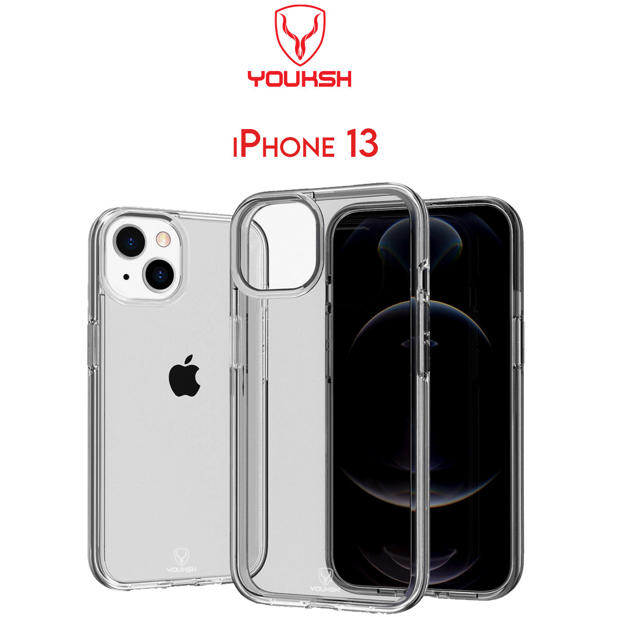 Luxury Apple iPhone 13 (6.1) Transparent Case (Shock Proof) - Lahore Mobile Case 2