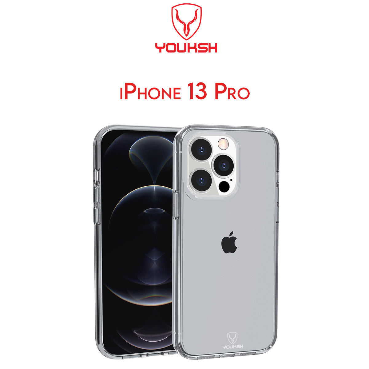 Premium Apple iPhone 13 Pro (6.1) Transparent Case (Shock Proof) - Lahore Mobile Case 2