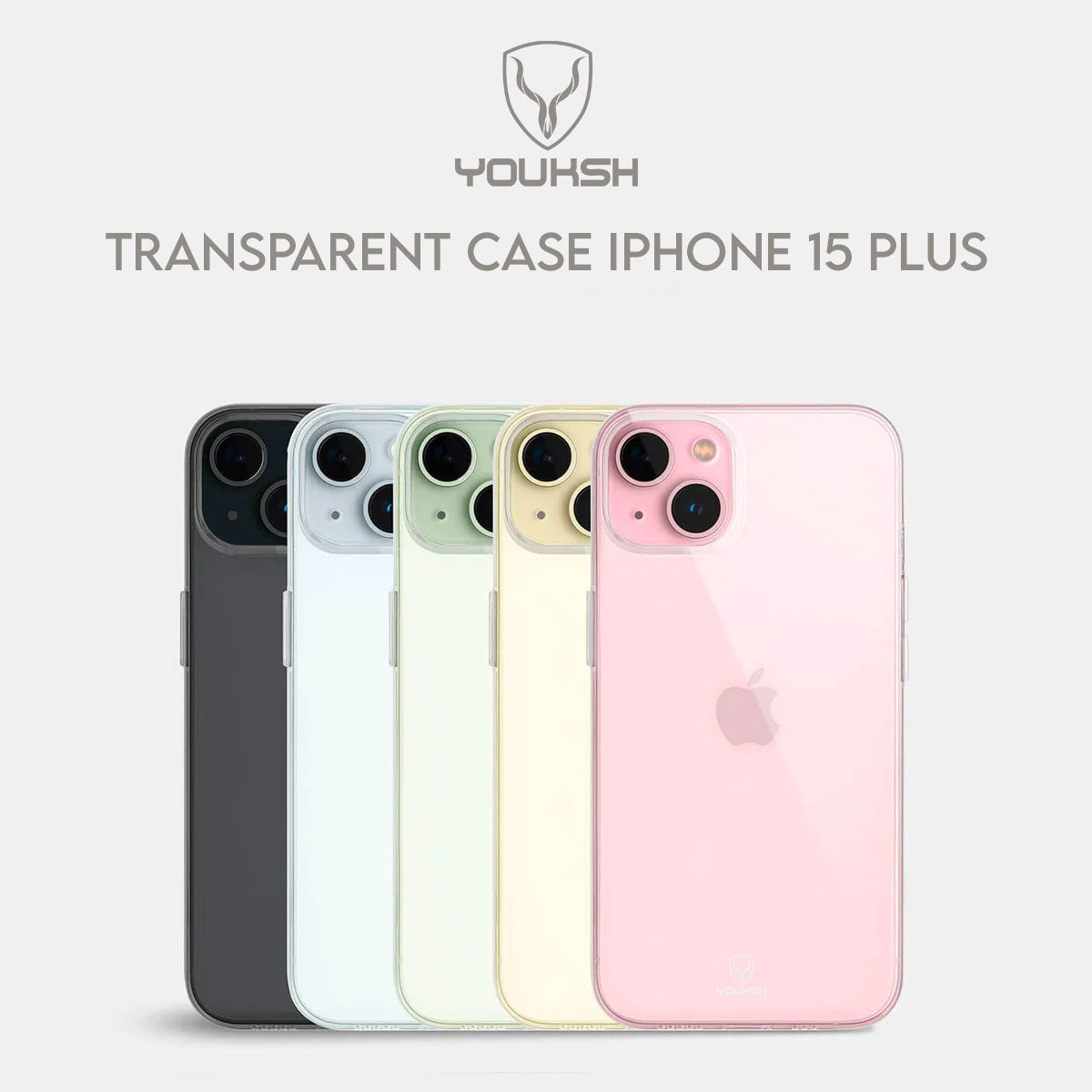 Elite Apple iPhone 15 Plus (6.7) Transparent Case (Shock Proof) - Lahore Mobile Case 3