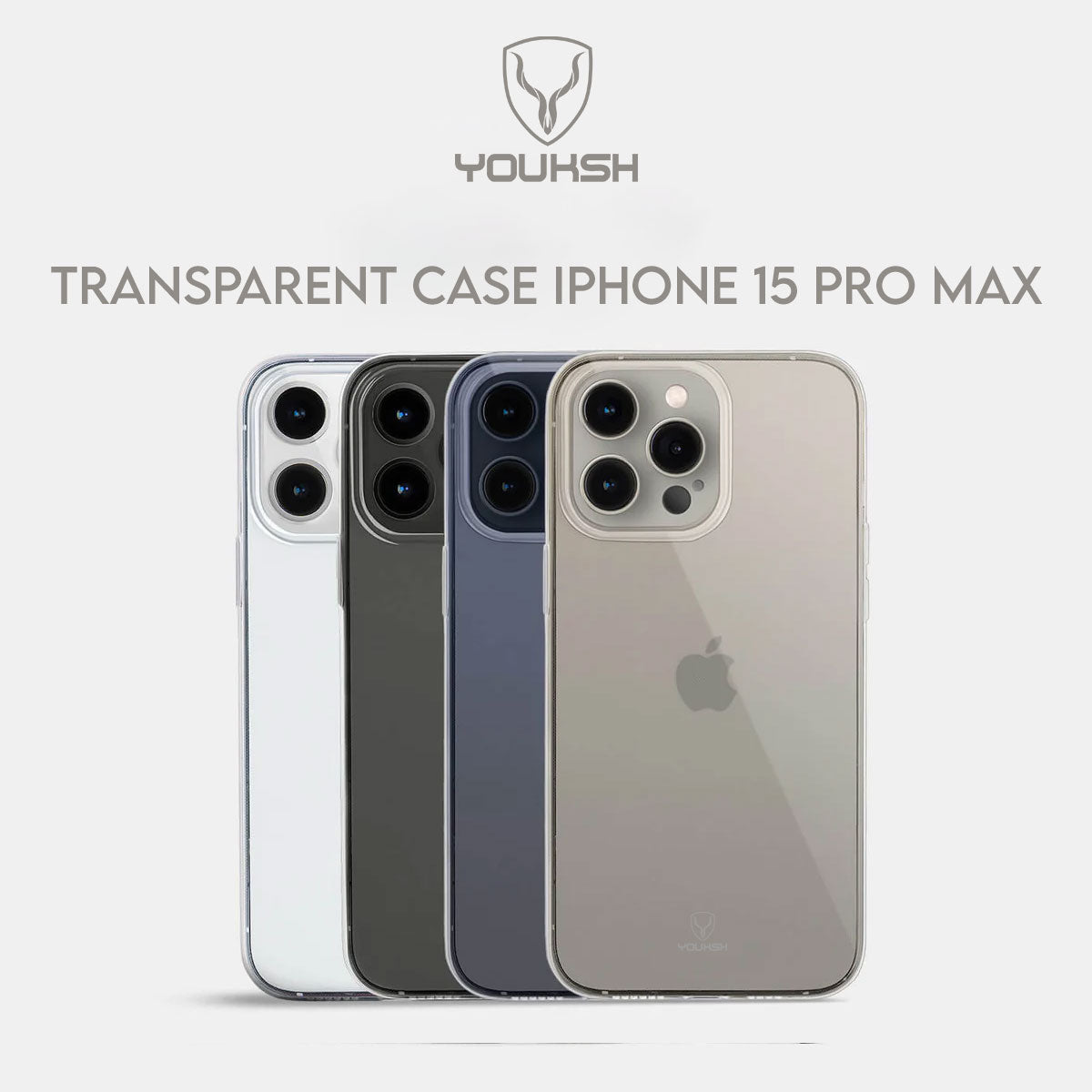 High-Quality Apple iPhone 15 Pro Max (6.7) Transparent Case (Shock Proof) - Lahore Mobile Case 2