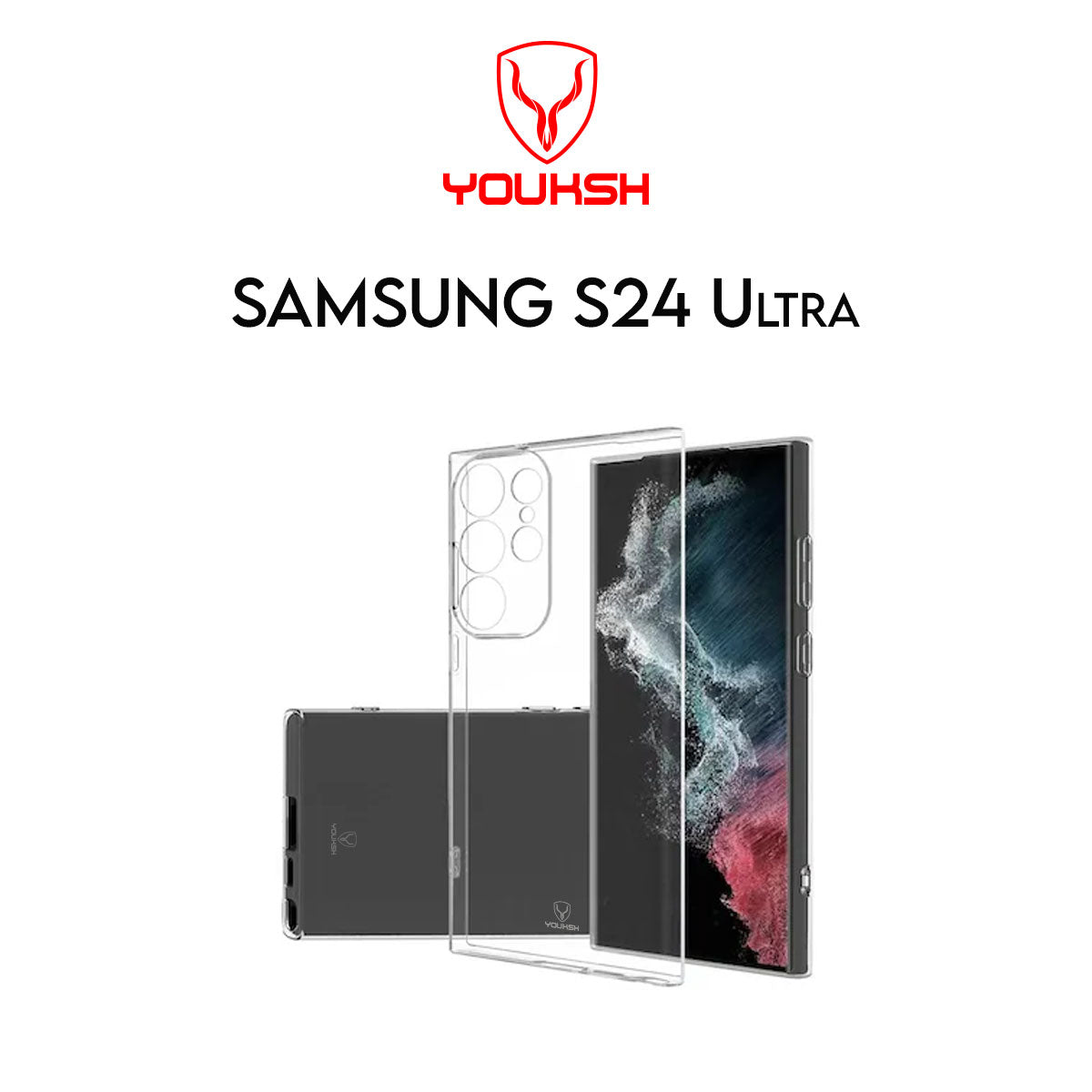 Stylish SAMSUNG Galaxy S24 Ultra Transparent Case (Shock Proof) - Lahore Mobile Case